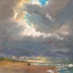 ws446-digging-dog-and-kites-36x36-Lynden-seascapes