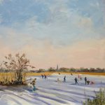 Ankeveen iceskating-Lynden-landscape- winterlandschap