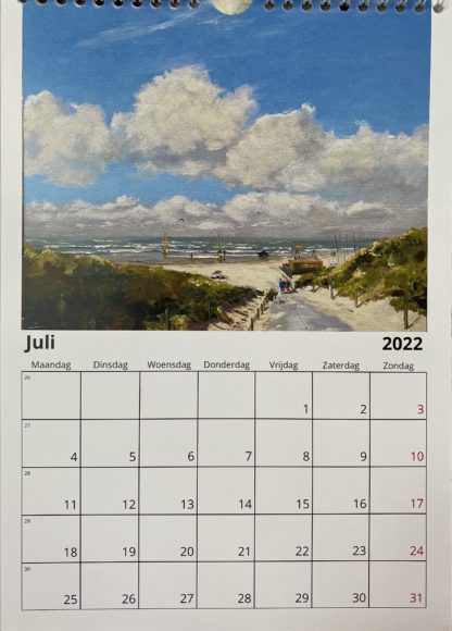 calendar 2022, kalender 20, Heleensoilpaintings, maandkalender