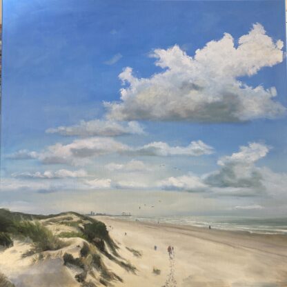 Wassenaarse Slag, Painting, seascape, oil on linen, Heleen van Lynden